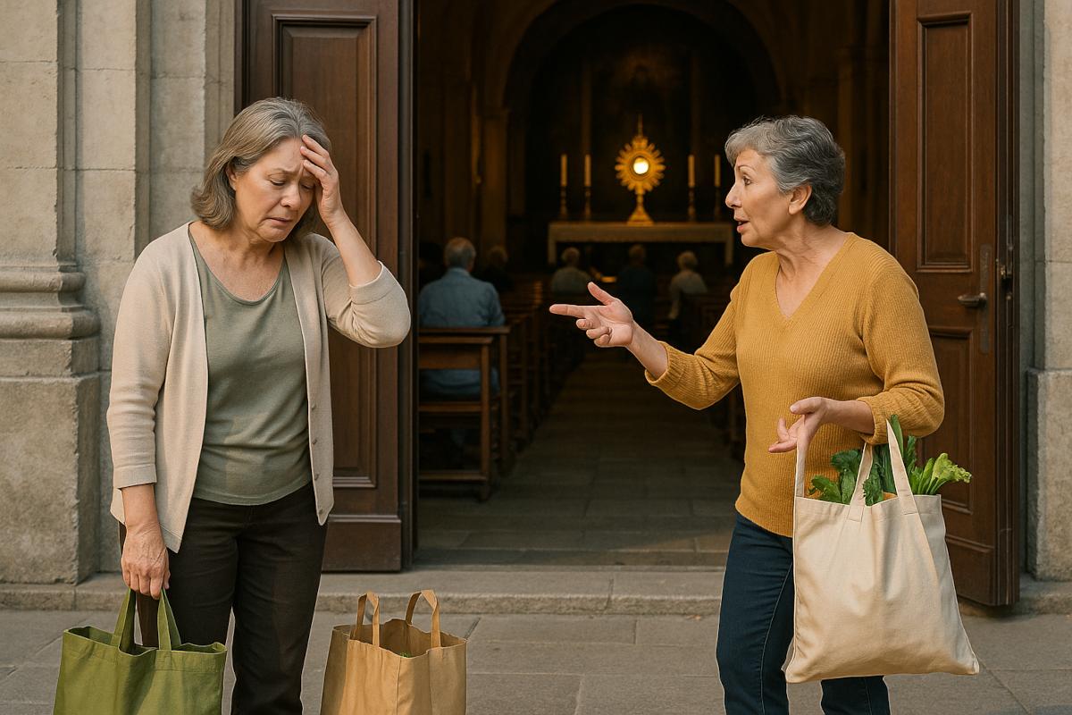 Świadectwo wiary zamiast umywania rąk
