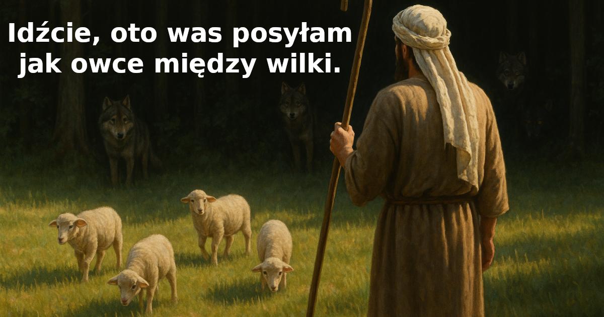 Idź i głoś, choć wokół są wilki — twoją siłą jest Pasterz.