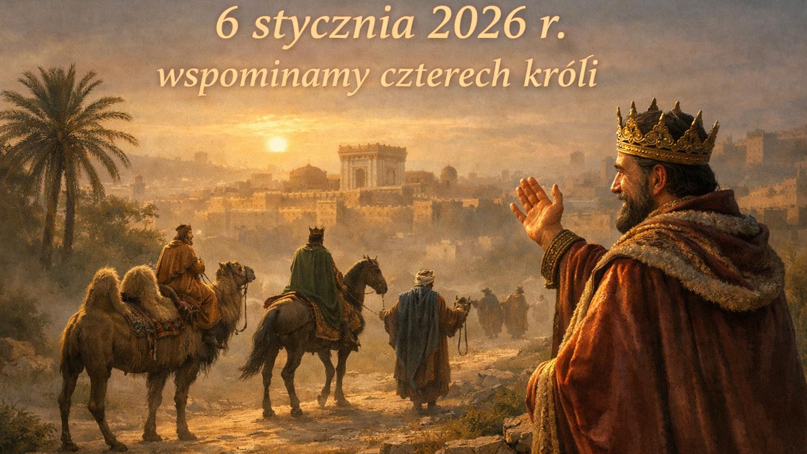 6 stycznia - w Kościele wspominamy czterech króli.