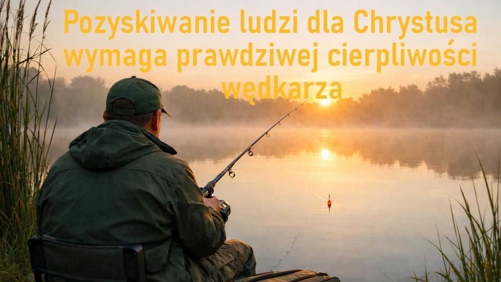 Pozyskiwanie ludzi dla Chrystusa wymaga prawdziwej cierpliwości wędkarza.