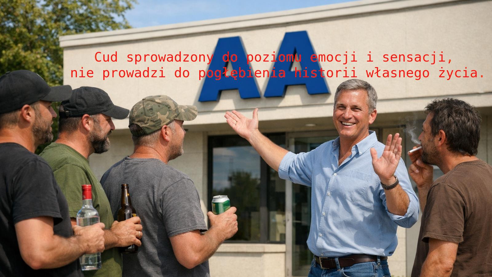 Cud sprowadzony do poziomu emocji i sensacji, nie prowadzi do pogłębienia historii własnego życia.