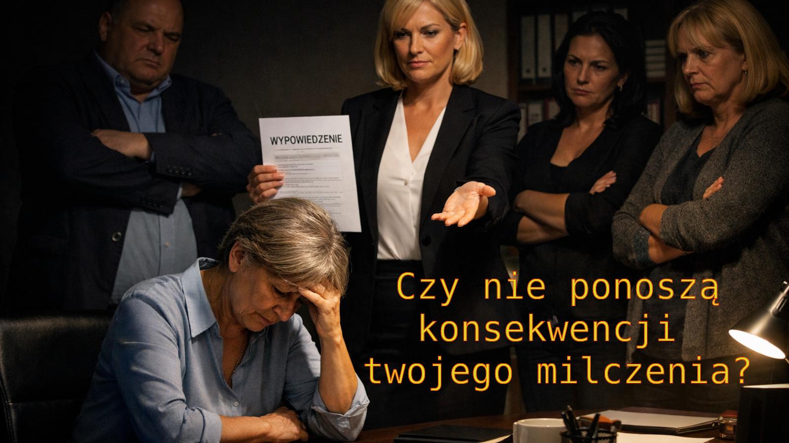 Czy inni nie płacą za twoje milczenie? Czy nie ponoszą konsekwencji twojego milczenia?