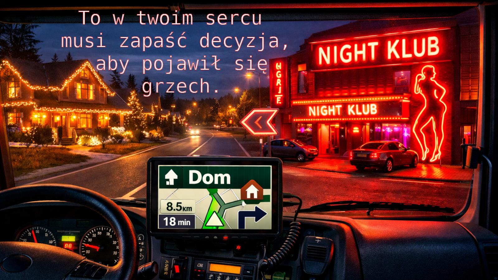 To w twoim sercu musi zapaść decyzja, aby pojawił się grzech.