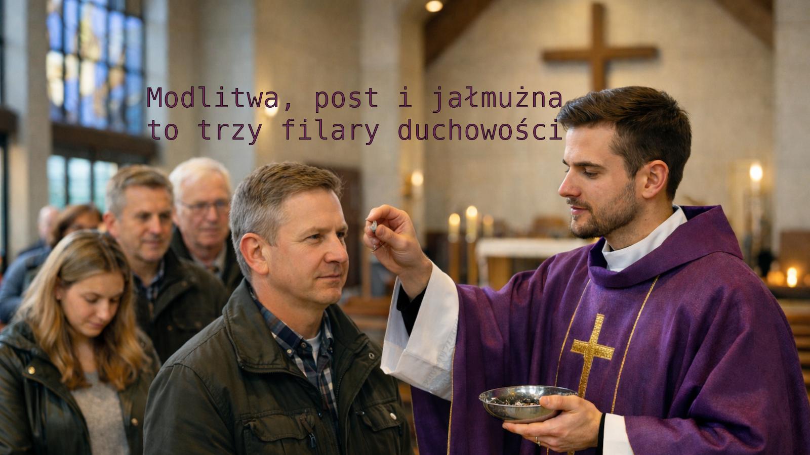 Modlitwa, post i jałmużna to trzy filary duchowości.
