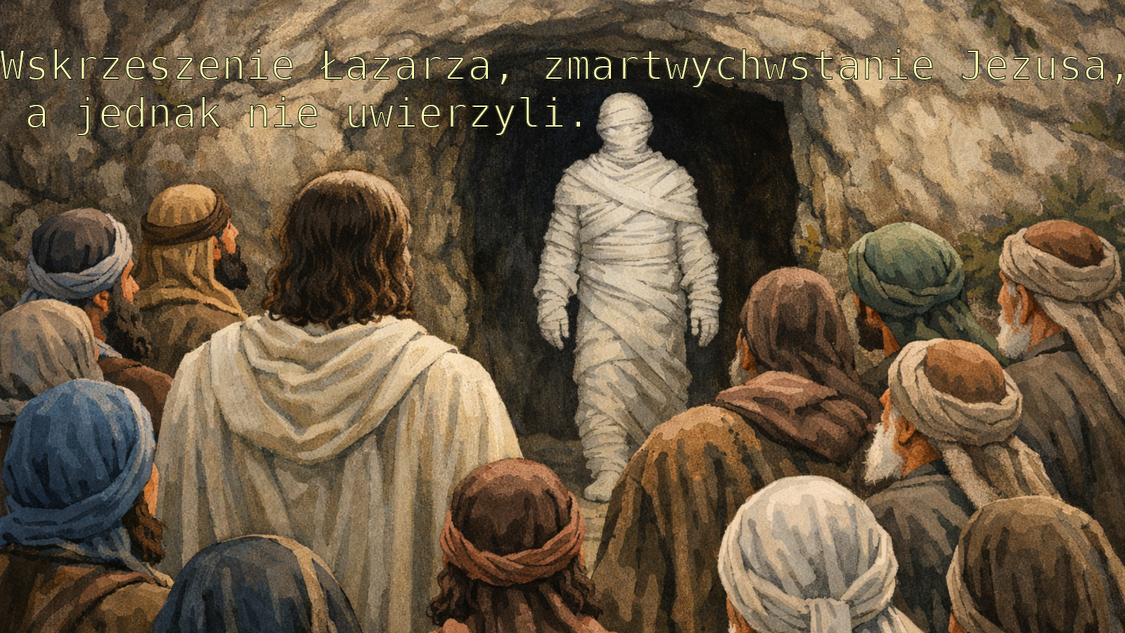 Wskrzeszenie Łazarza, zmartwychwstanie Jezusa, a jednak nie uwierzyli.