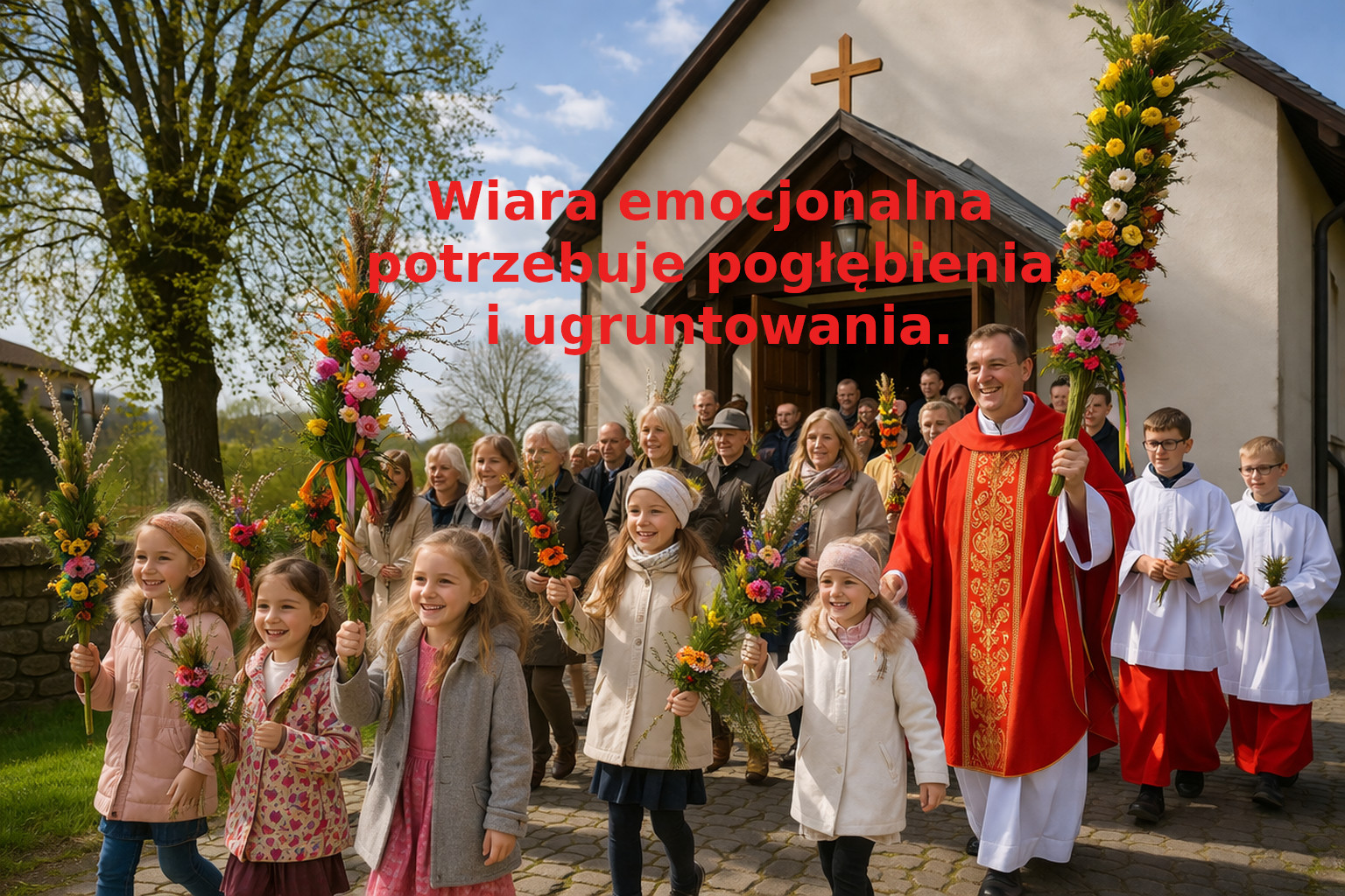 Wiara emocjonalna potrzebuje pogłębienia i ugruntowania.