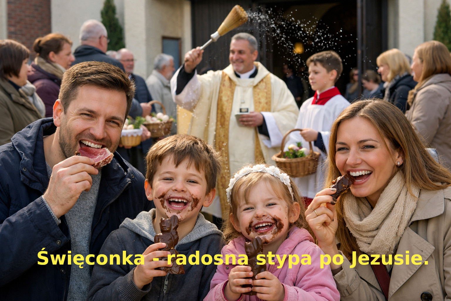 Święconka - radosna stypa po Jezusie.
