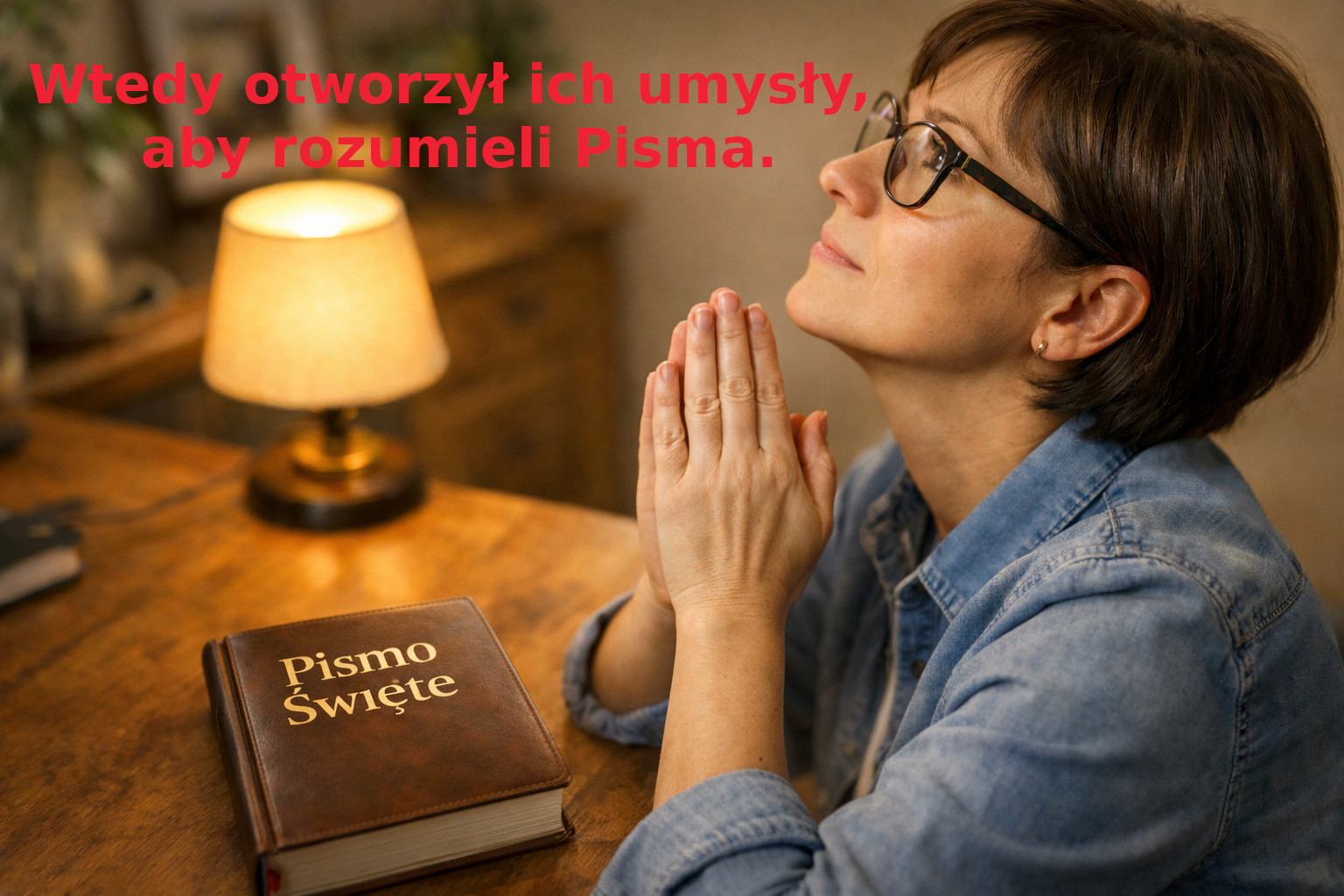 Wtedy otworzył ich umysły, aby rozumieli Pisma.