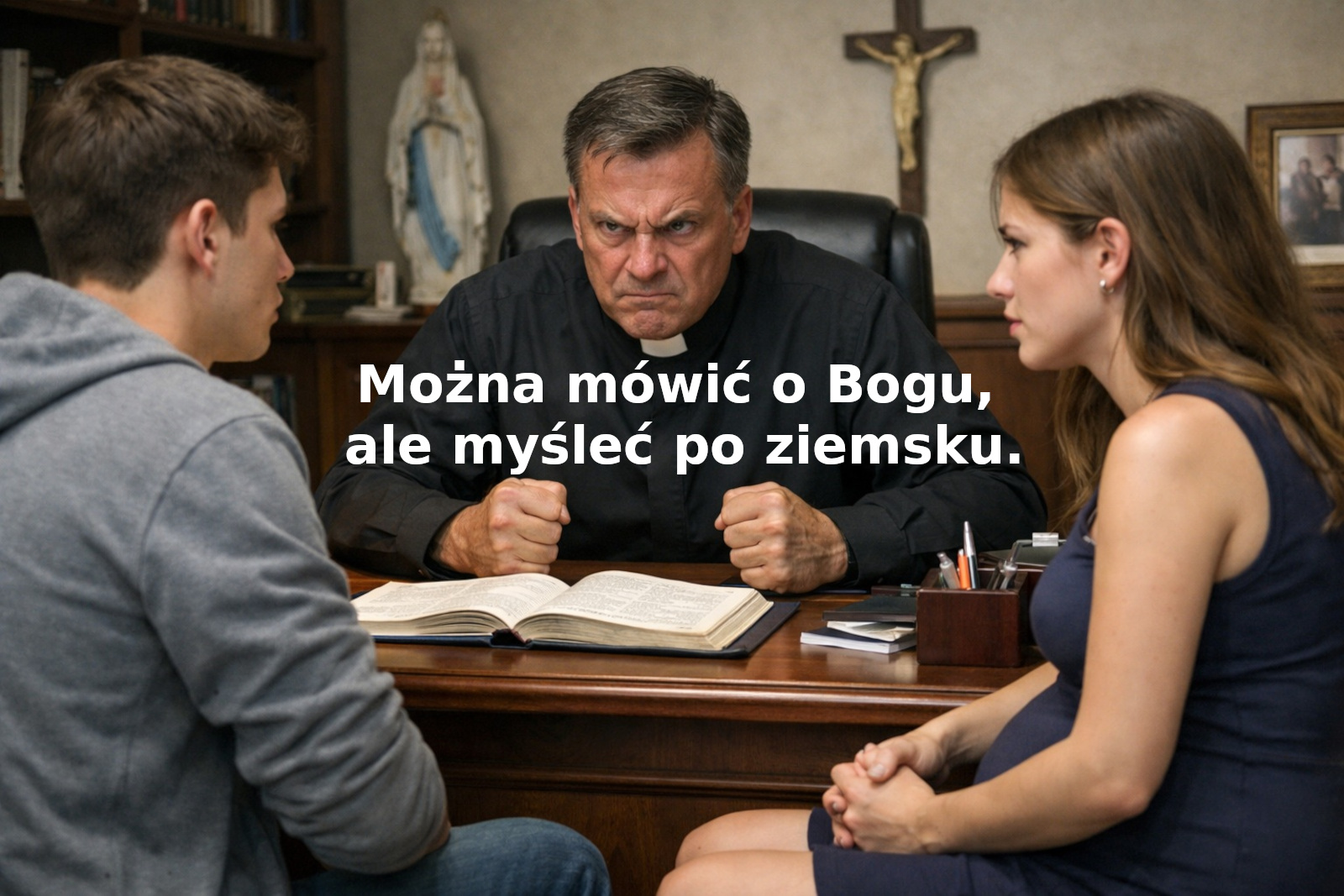 Można mówić o Bogu, ale myśleć po ziemsku.