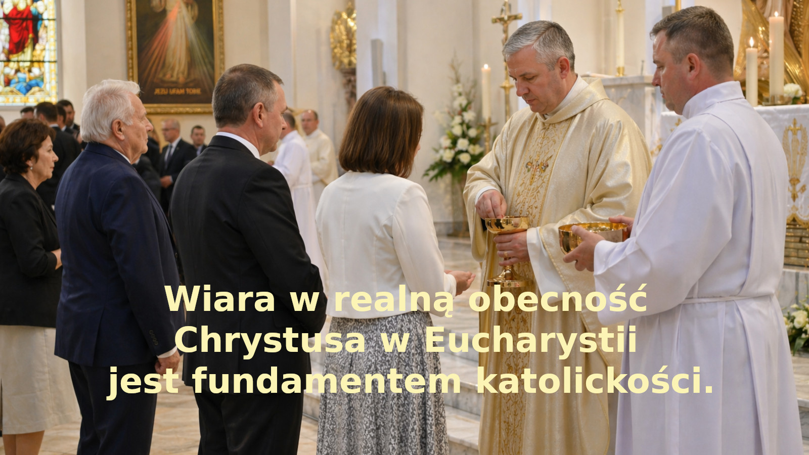 Wiara w realną obecność Chrystusa w Eucharystii jest fundamentem katolickości.
