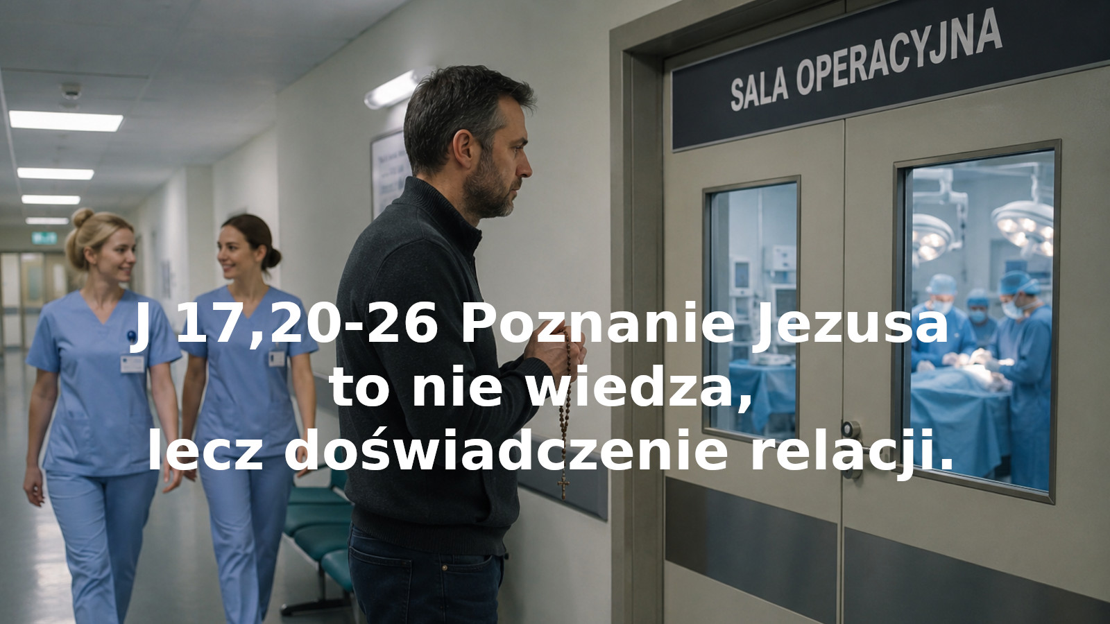 Poznanie Jezusa to nie wiedza, lecz doświadczenie relacji. – ilustracja do rozważania biblijnego na 21 maja 2026 – J 17,20-26