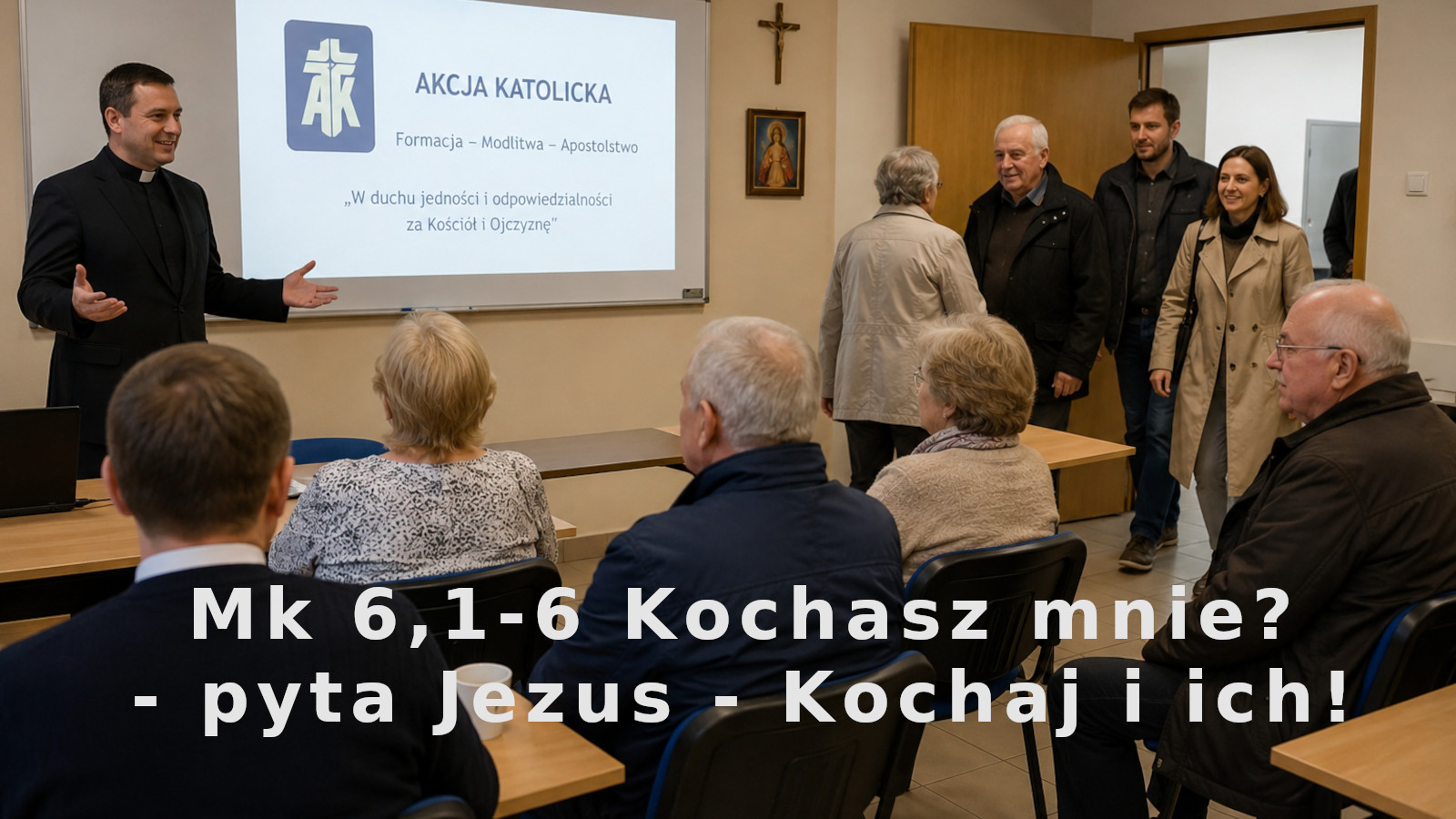 Kochasz mnie? - pyta Jezus - Kochaj i ich! – ilustracja do rozważania biblijnego na 22 maja 2026 – J 21,15-19