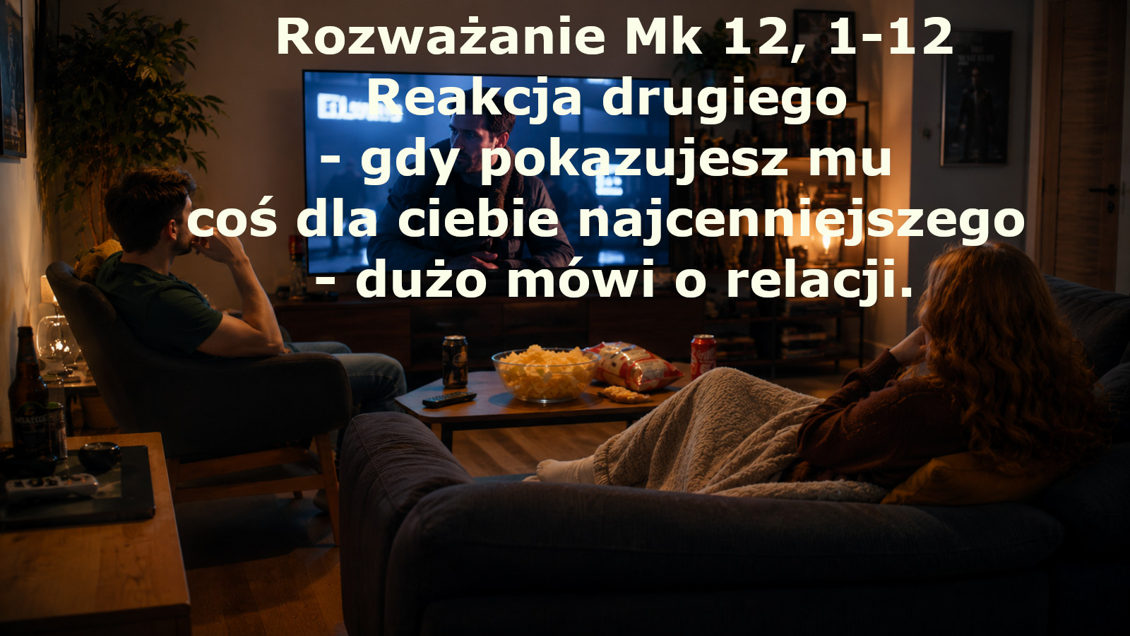 Reakcja drugiego - gdy pokazujesz mu coś dla ciebie najcenniejszego - dużo mówi o relacji. – ilustracja do rozważania biblijnego na 1 czerwca 2026 – Mk 12, 1-12