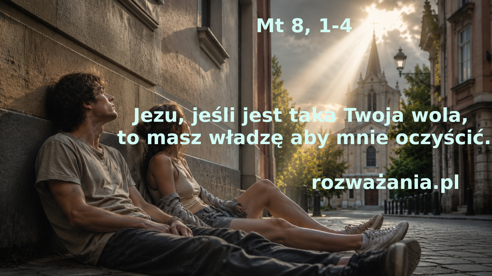 Jezu, jeśli jest taka Twoja wola, to masz władzę aby mnie oczyścić. – ilustracja do rozważania biblijnego na 26 czerwca 2026 – Mt 8, 1-4