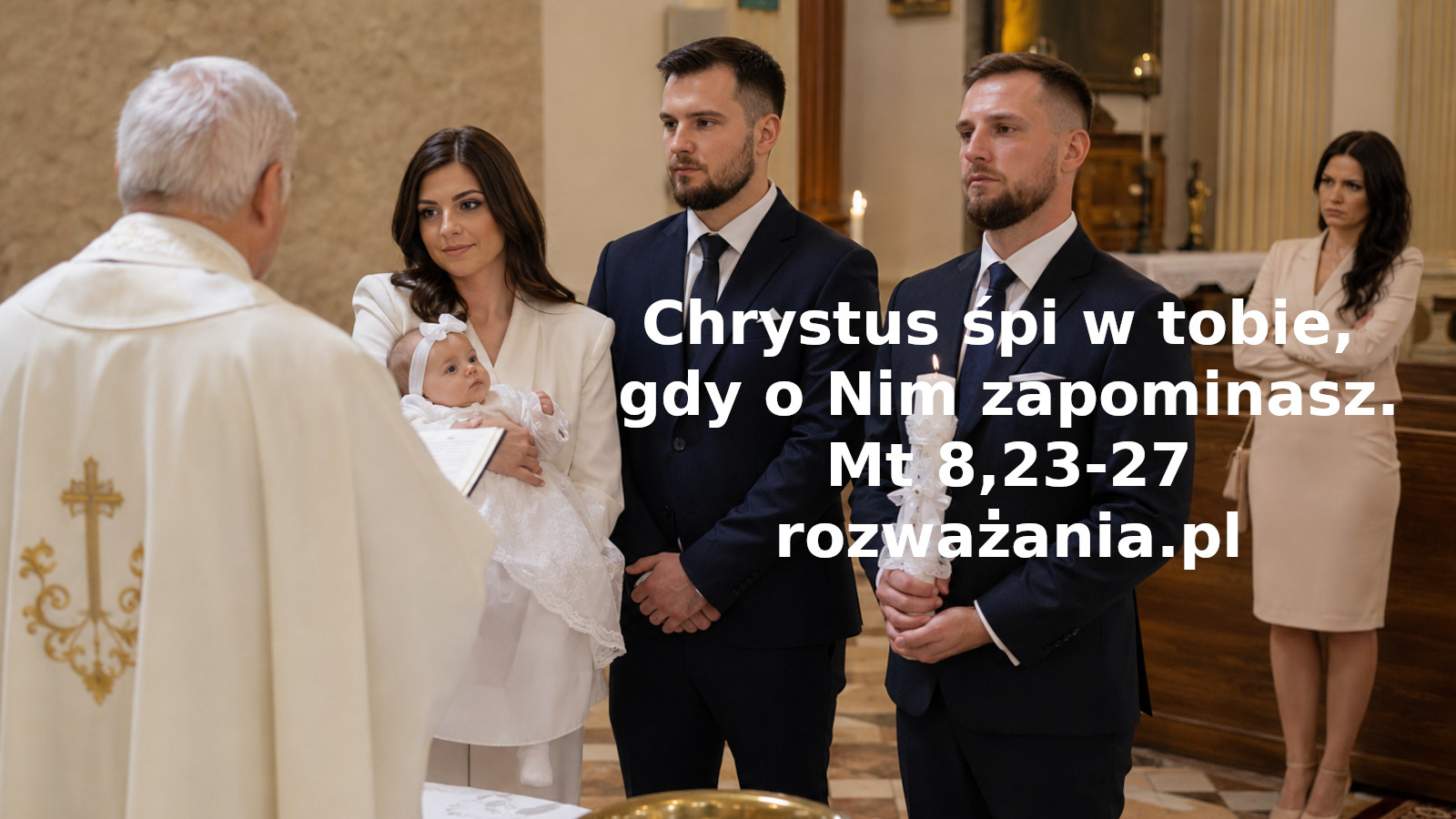 Chrystus śpi w tobie, gdy o Nim zapominasz.