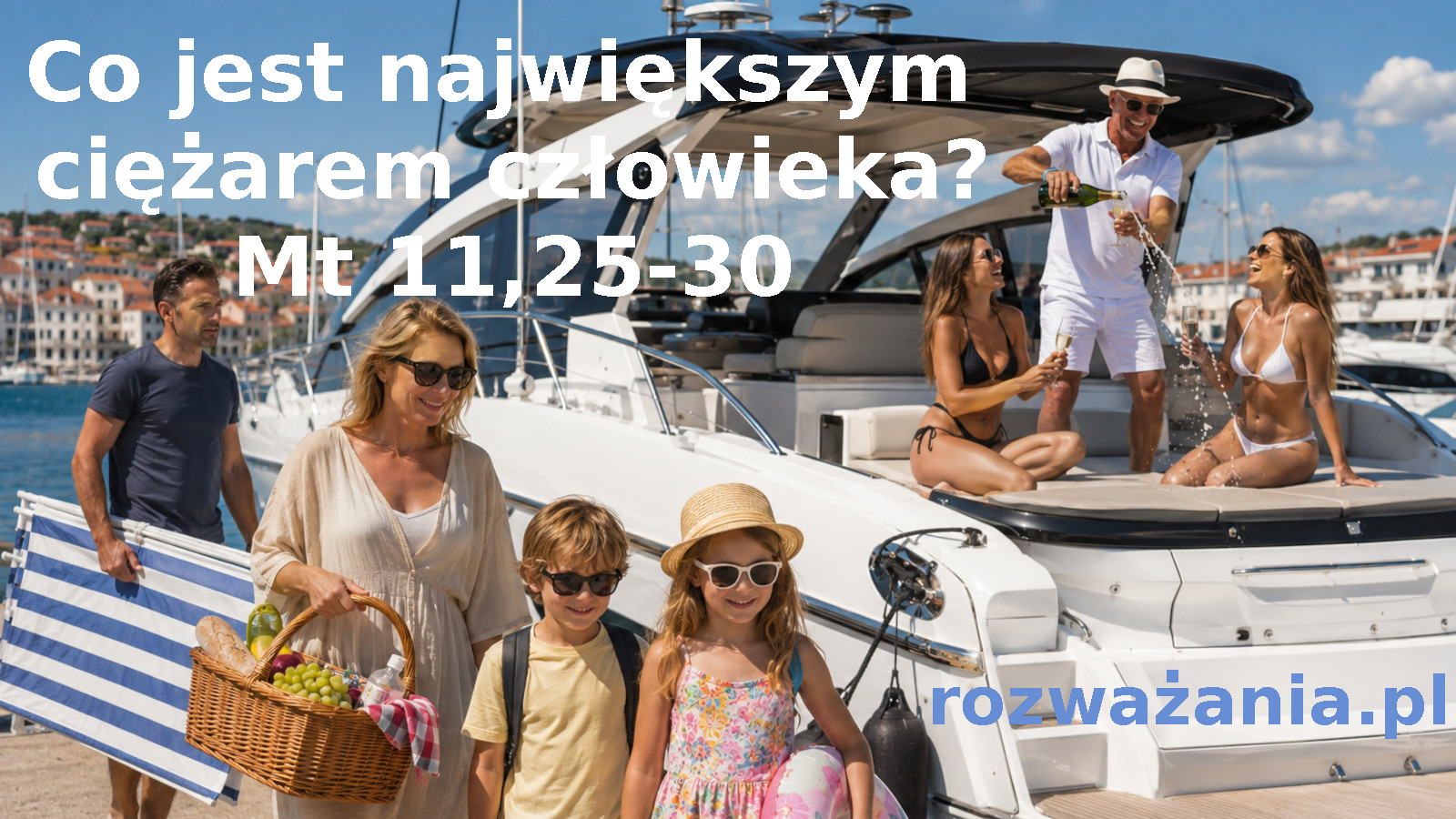 Co jest największym ciężarem człowieka? – ilustracja do rozważania biblijnego na 5 lipca 2026 – Mt 11,25-30