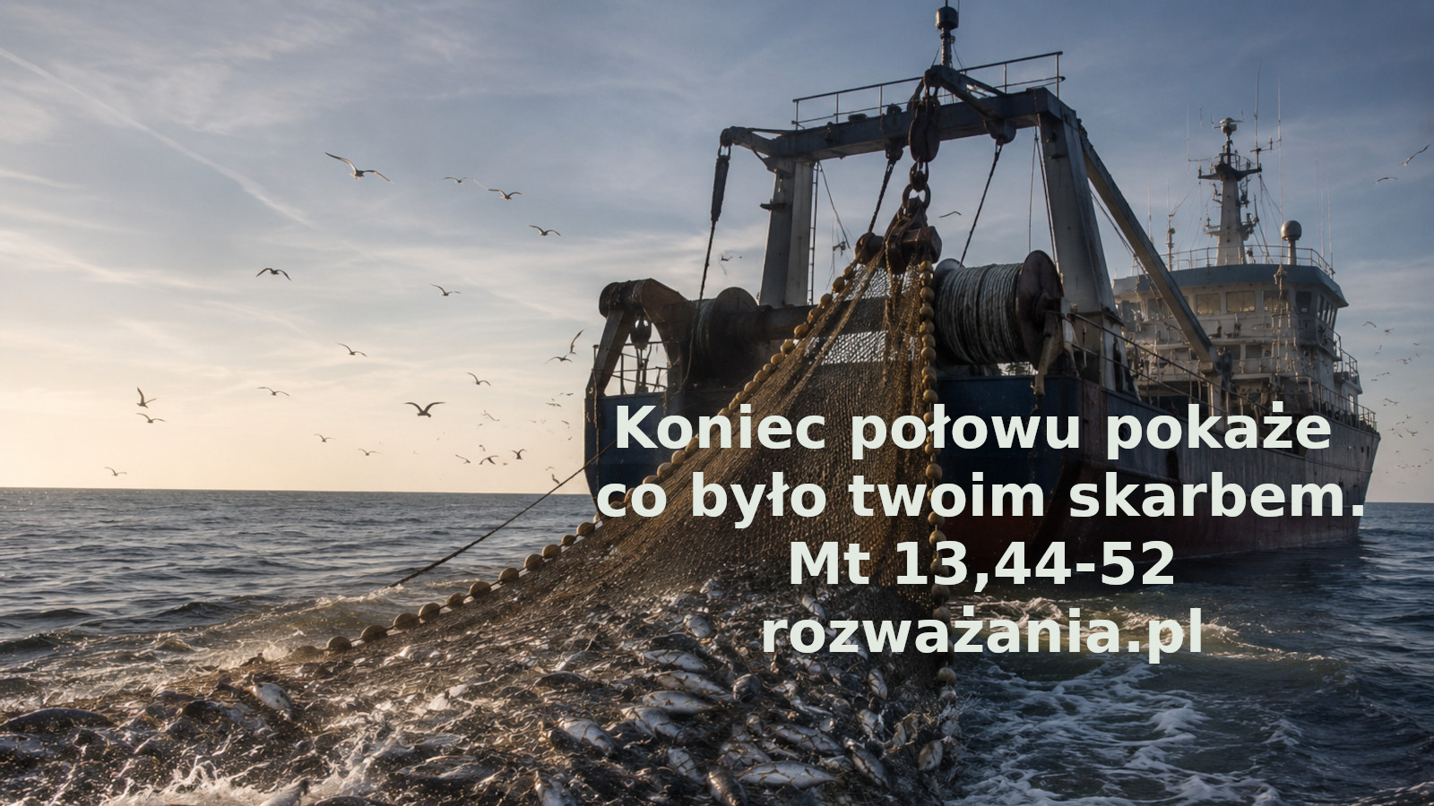 Koniec połowu pokaże co było twoim skarbem.