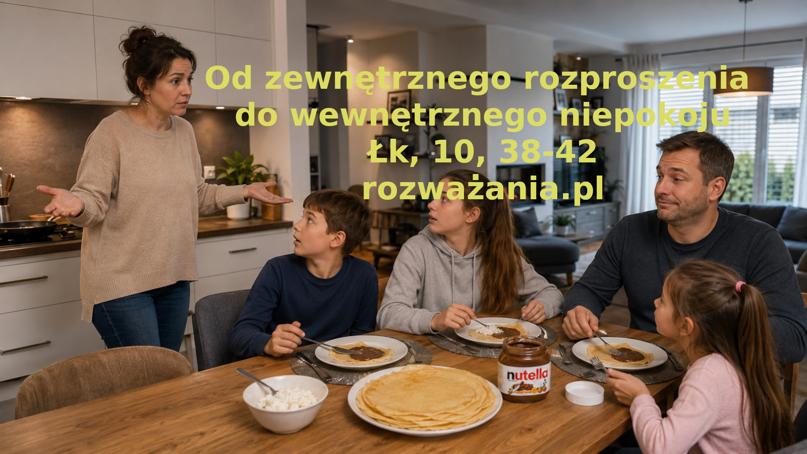 Od zewnętrznego rozproszenia do wewnętrznego niepokoju.