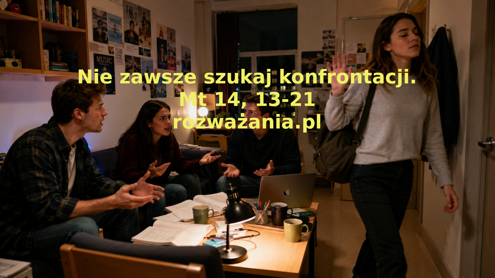 Nie zawsze szukaj konfrontacji.