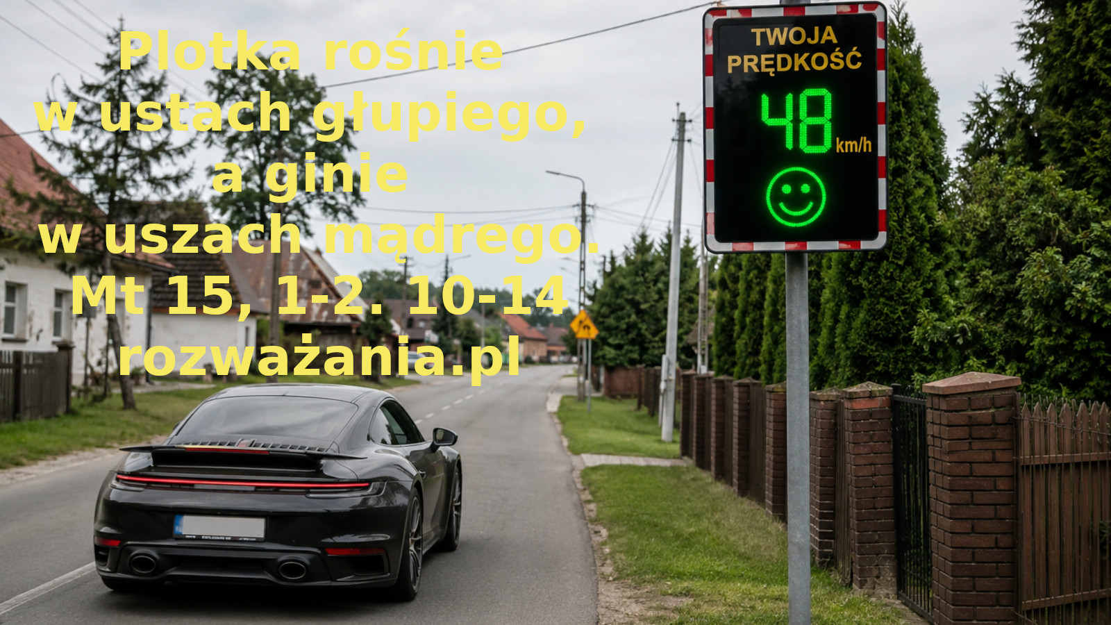 Plotka rośnie w ustach głupiego, a ginie w uszach mądrego.