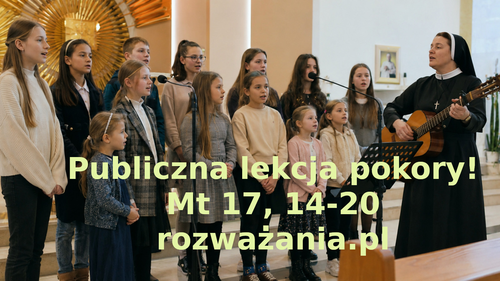 Publiczna lekcja pokory!