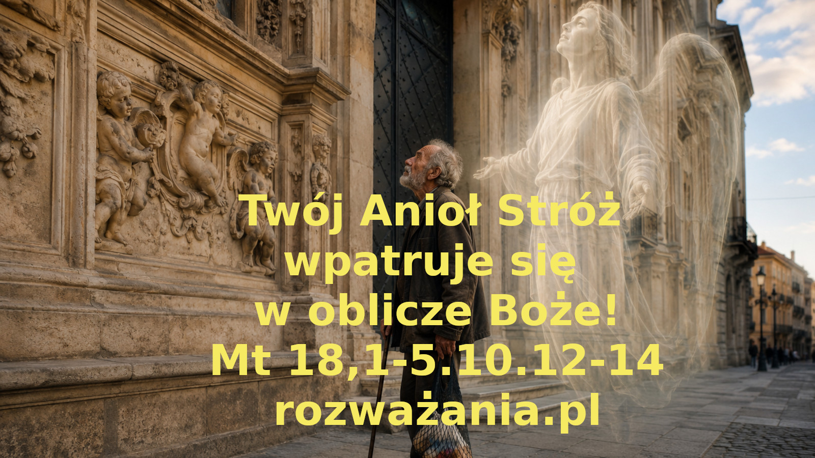 Twój Anioł Stróż wpatruje się w oblicze Boże!