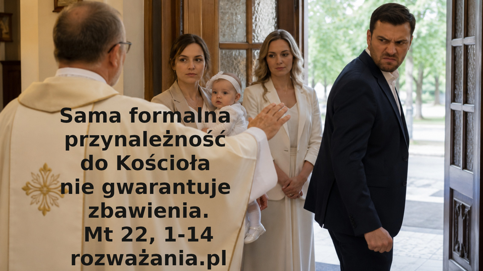 Sama formalna przynależność do Kościoła nie gwarantuje zbawienia.