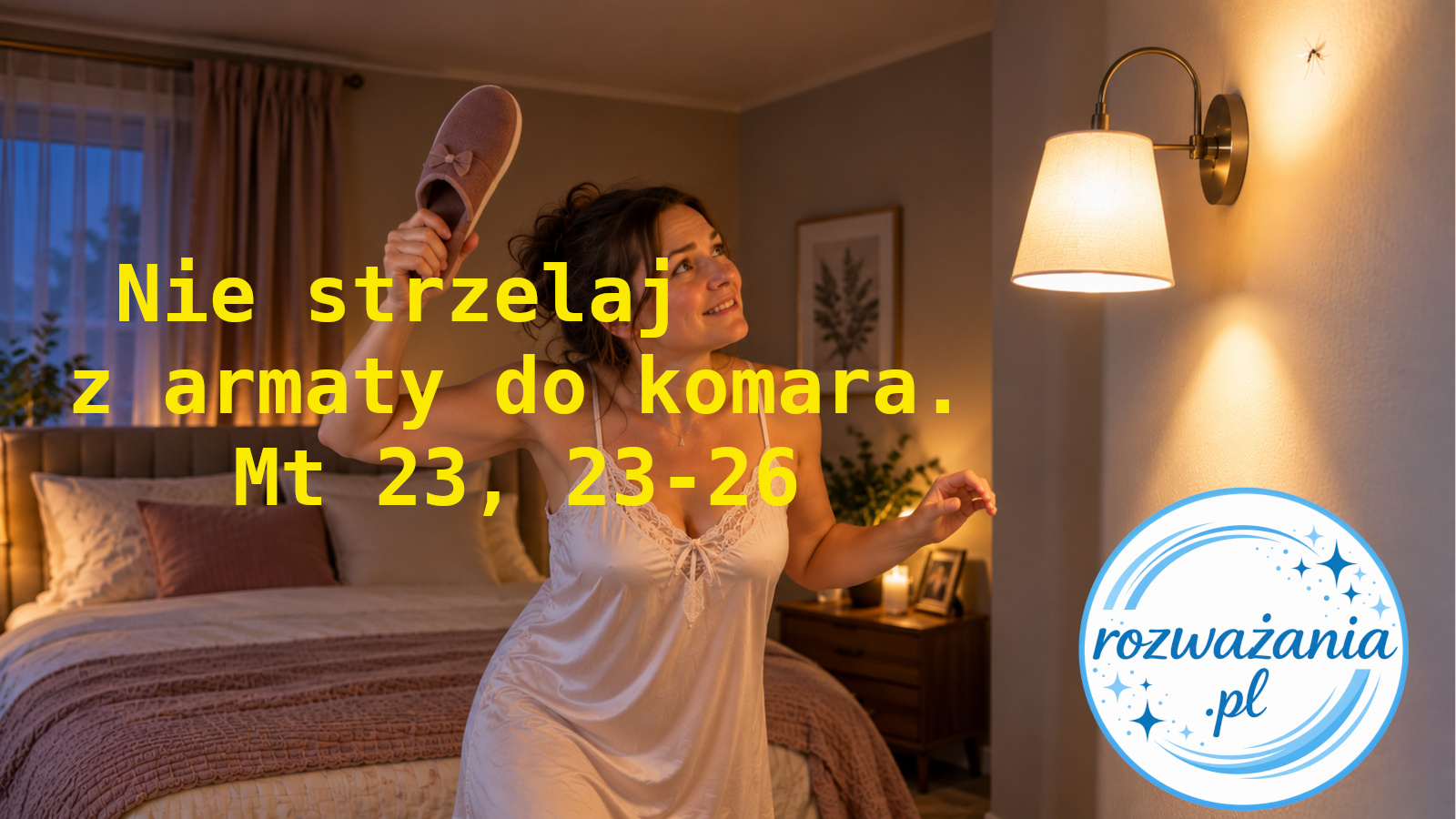 Nie strzelaj z armaty do komara.