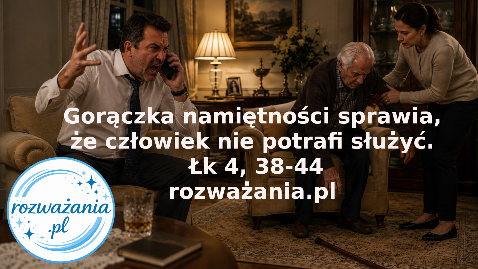 Gorączka namiętności sprawia, że człowiek nie potrafi służyć. – ilustracja do rozważania biblijnego na 2 września 2026 – Łk 4, 38-44