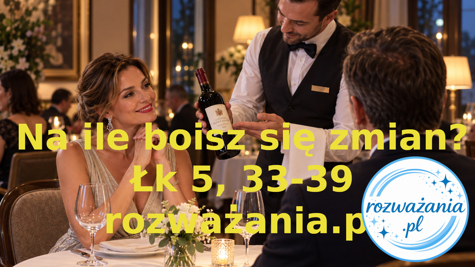 Na ile boisz się zmian? – ilustracja do rozważania biblijnego na 4 września 2026 – Łk 5, 33-39