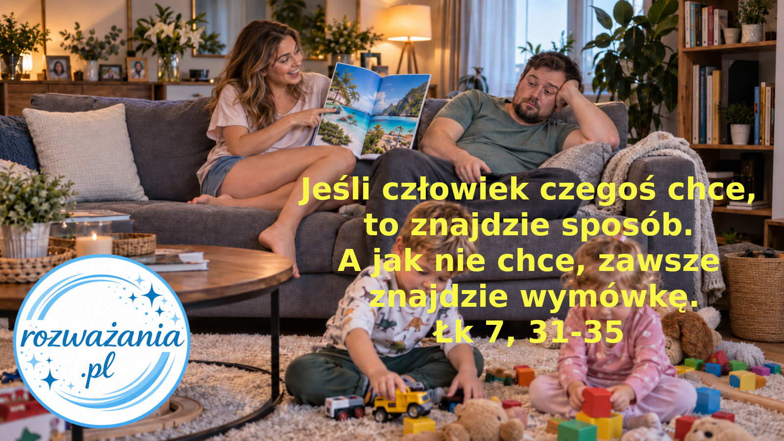 Jeśli człowiek czegoś chce, to znajdzie sposób. A jak nie chce, zawsze znajdzie wymówkę.