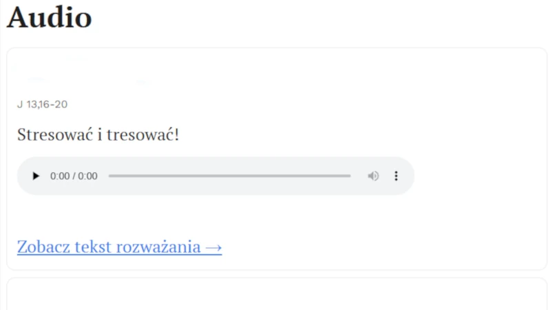 Rozważania audio